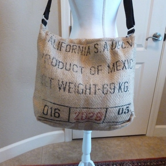 Coffee Bag Messenger Bag Unisex NWT - Picture 2 of 7